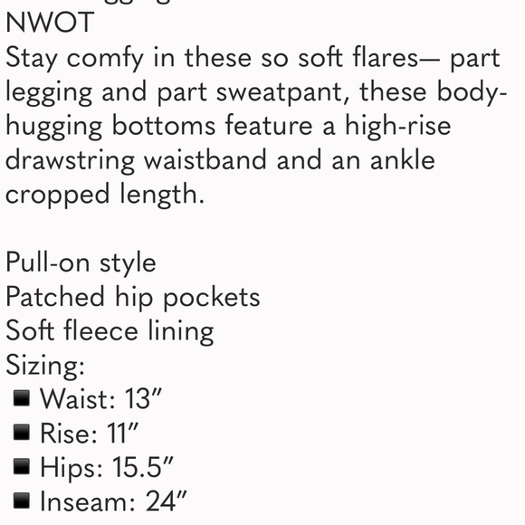 NWOT FP MOVEMENT Wild Side Jogger XS - Picture 14 of 16